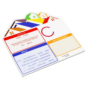 Aimant de réfrigérateur de calendrier en papier de conceptions d'horaires d'équipes sportives personnalisées - Product Image 1