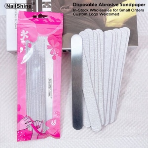 10 plaques métalliques 100 # 180 #   <span class=keywords><strong>Lime</strong></span> <span class=keywords><strong>à</strong></span> ongles métallique avec recharges de papier de verre <span class=keywords><strong>à</strong></span> grains interchangeables - Product Image 2