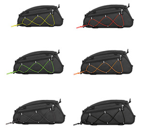 Bolsa de asiento trasero de bicicleta impermeable de 10L, alforja para maletero con estante trasero, bolso de mano, equipaje de hombro para ciclismo - Product Image 6