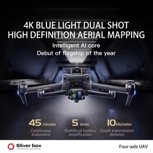 Drone GPS Professionnel P7 avec Caméra 4K Stable à Cardan 3 Axes, Évitement <span class=keywords><strong>d</strong></span>'Obstacles par Laser, Vol par Trajectoire et Fonction Suivez-moi - Product Image 2