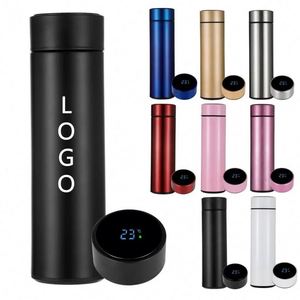 Thermos numérique intelligent <span class=keywords><strong>en</strong></span> <span class=keywords><strong>acier</strong></span> inoxydable pour café, tasse de sublimation haute technologie, <span class=keywords><strong>gourde</strong></span> isotherme et verres thermiques - Product Image 1