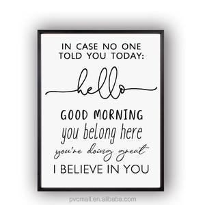 Vente en gros d'<span class=keywords><strong>aquarelle</strong></span> personnalisée Home Decor Digital Black Wall Picture Paintings Canvas Inspirational Wall Art Canvas Art Printed - Product Image 2