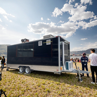 Kiosque alimentaire de concession, camion de crème glacée, stand de hot-dogs, boutique de snacks portable, chariots de nourriture mobiles à vendre