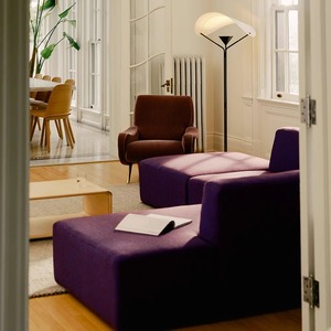 Y-Shaped <b>Floor</b> <b>Lamp</b> Led Light Source Red <b>Orange</b> Black White Indoor Outdoor Living Room <b>Lamp</b> - Product Image 3