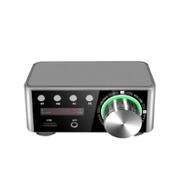 Mini amplificateur audio HiFi 5.0 Classe D TPA3116 Amplificateur numérique 50W*2 Audio domestique Voiture Marine USB/AUX en entrée
