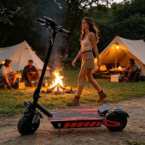 Monopattino Elettrico Pieghevole per Adulti, 1200W Doppio Motore, Capacità di Carico 200KG, Telaio in Alluminio, Batteria al Litio, Autonomia Massima 35km - Product Image 4