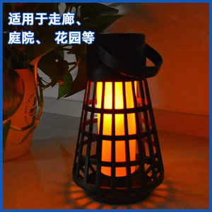 Lámpara de mano portátil con energía solar Hejia, lámpara ambiental para exteriores, impermeable, con certificación CE, para camping. - Product Image 5