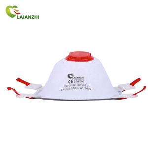 CE EN149 <span class=keywords><strong>FFP3</strong></span> masker debu, <span class=keywords><strong>Respirator</strong></span> bentuk cangkir 3D dengan katup kain non-tenun ukuran dewasa untuk <span class=keywords><strong>FFP3</strong></span> KP38211 - Product Image 3