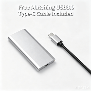 Nuovo Disco Rigido Esterno Portatile in Metallo da 2,5 Pollici USB 3.0 ad Alta Velocità per <span class=keywords><strong>Backup</strong></span> e Archiviazione Dati per PC, Laptop, Gaming e Creatori di Contenido - Product Image 3