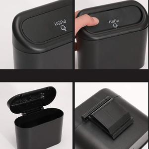 QEEPEI auto pattumiera con coperchio e tasche di stoccaggio portatile bidoni della <span class=keywords><strong>spazzatura</strong></span> auto appeso <span class=keywords><strong>Mini</strong></span> SUV, Office - Product Image 4