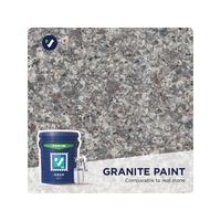 Vanlei Peinture à effet de pierre de granit à application facile