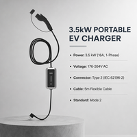 Chargeur domestique pour véhicule électrique à énergie nouvelle de haute qualité 3,5 kW 16 A Niveau 2/J1772 à faible coût ODM/OEM CQC pour chargeur portable