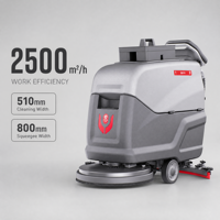 CleanHorse ARES550 - Fregadora de Pisos Autopropulsada, Compacta, Industrial, Eléctrica, para Fábrica