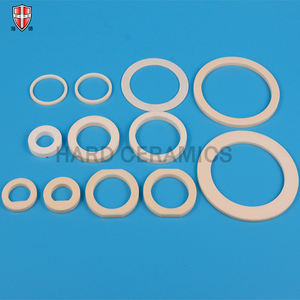 하드 정밀 부품 99.7% 99.5% 높은 Al2O3 알루미나 세라믹 링 메카닉 세라믹 알루미나 씰 링 - Product Image 1
