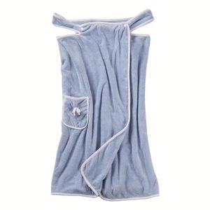 I-0311 Toalla Vestible de Secado Rápido para Mujer, Albornoz, Paño Envolvente, Toalla de Baño, Ropa de Dormir - Product Image 5