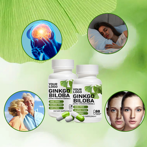 OEM/ODM Etiqueta Privada 125mg por porción Ginkgo Biloba Extra compatible con la función cerebral memoria energética y rendimiento máximo - Product Image 4