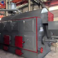 Chaudière à vapeur automatique horizontale à tubes d'eau basse pression de 2 tonnes (gaz, mazout, biomasse, GNL, GPL) pour usage industriel - Neuve