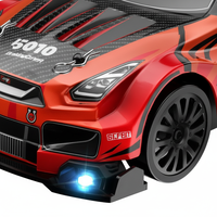 NOUVEAU Voiture RC de drift 1/24 2,4 GHz 4x4 20 km/h haute vitesse en métal avec lumières LED contrôlées par application, jouet électrique télécommandé