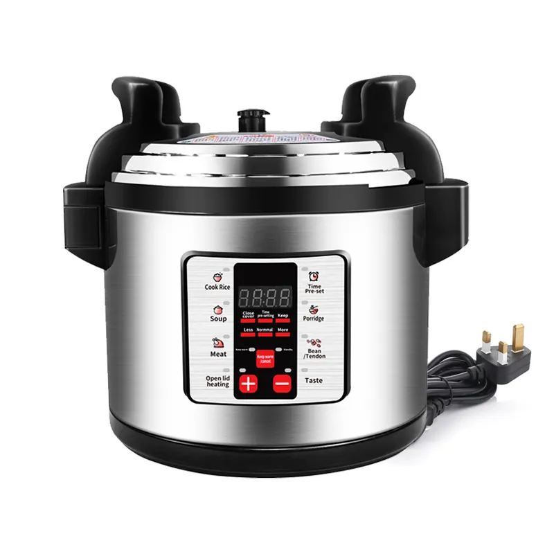 2024 hogar automático 15L/18L/21L/25L olla de cocina de acero inoxidable inteligente multifuncional comercial olla a presión eléctrica