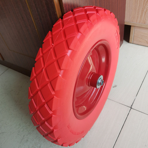 <span class=keywords><strong>Rueda</strong></span> de espuma de PU Industrial de 16 pulgadas, <span class=keywords><strong>rueda</strong></span> de carro manual, logística, <span class=keywords><strong>rueda</strong></span> Dolly, neumático sin cámara sin pinchazos - Product Image 3
