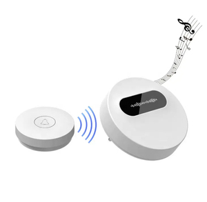 Nouvelle sonnette <span class=keywords><strong>de</strong></span> porte sans fil étanche pour l'extérieur, 58 sonneries, récepteur à énergie cinétique, IP68, sonnette auto-alimentée - Product Image 1