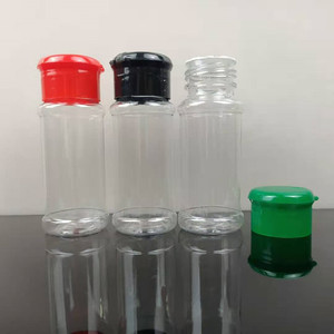 Atacado Clear PET 60ml 100ml 120ml 150ml Garrafa de especiarias Garrafa de sal e pimenta com tampa flip - Product Image 1