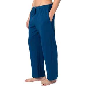 Pantalones de descanso para hombre de tejido jersey ligero con pierna ajustada y bolsillos laterales para un estilo casual elegante en casa, para correr o relajarse. - Product Image 4