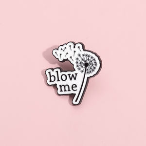 吹我珐琅别针定制演唱会歌手歌词脚本旋律蒲公英胸针翻领徽章衣服粉丝珠宝礼物给朋友 - Product Image 3