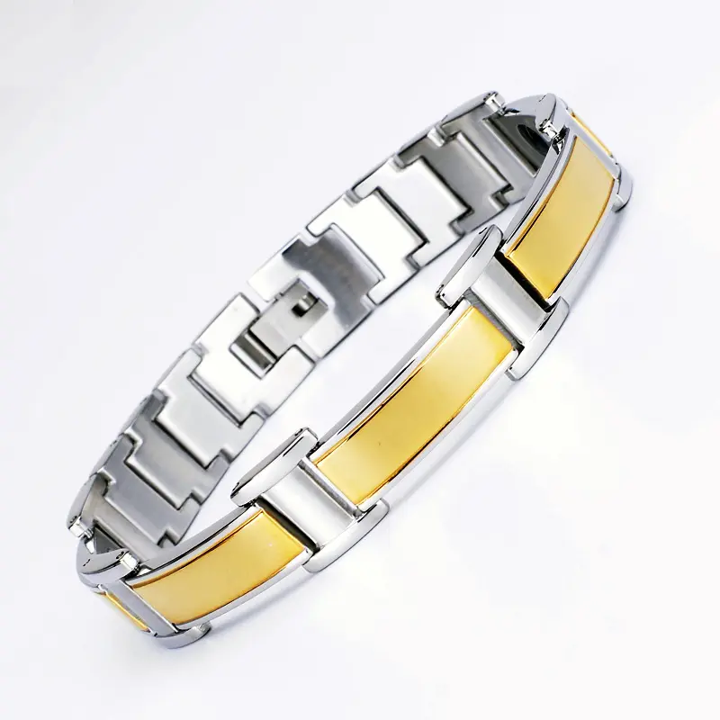 Pulsera Ansiedad Diabetes Medical Medic Alert Cuban Link Mujeres Acero inoxidable Hombres Brazalete Pulseras Hombres Pulsera de titanio