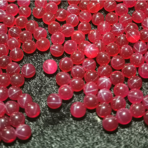 Yz Đồ Trang Sức Ưa Thích Bóng Hình Dạng Màu Đỏ Của <span class=keywords><strong>Ruby</strong></span> Sao Sapphire Tổng Hợp #<span class=keywords><strong>5</strong></span> <span class=keywords><strong>Corundum</strong></span> Của <span class=keywords><strong>Ruby</strong></span> Sao - Product Image 3