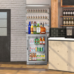 145L <b>Mini</b> Bar <b>Refrigerator</b> Soft Drink Beverage Display Fridge for Home and Supermarket - Product Image 4