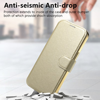 Étui portefeuille magnétique en cuir PU pliable avec support pour iPhone 17 16 Pro Max 15 14 13 12 – Housse de protection