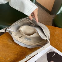 Aliba Ysll Damen Mode Wasserdichte Bonbonmuster Reißverschluss Echtleder Tragbare 6 Zoll Messenger-Tasche Einzelner Schulterriemen