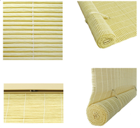 Valla de Jardín para Exteriores Kenda Patentada, con Revestimiento de PVC y PP Natural Rústico, Resistente a los Rayos UV, para Patio, Pérgola, Protección Solar
