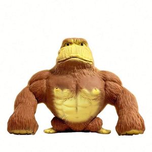 Juguete Antiestrés Gigante de Gorila para Apretar, Divertido, Alivia la Ansiedad, Creativo, Indestructible, Decorativo, Material TPR, Unisex, Marca JY - Product Image 1
