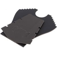 Hot Selling Multifunktion ale Schmuck behälter Halstuch Platte Papier Flanell Stand Porträt Board mit Halskette Display Requisiten
