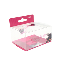 Boîte d'emballage en pvc transparente, Logo personnalisé, boîte écologique pour gâteau, pièces