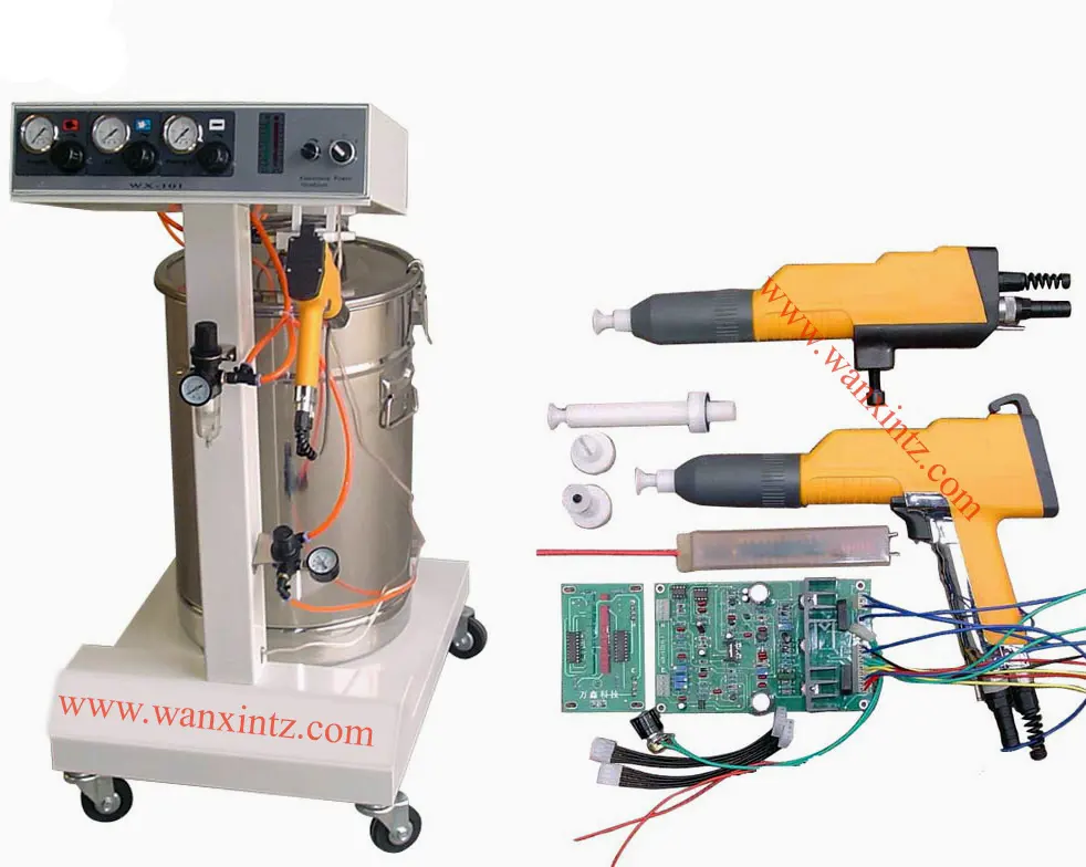 Hot Bán Ấn Độ Và Thị Trường Pakistan WX-101 Easyselect Powder Coating Gun Và PCB Để Lắp Ráp