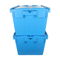 Caisse mobile en plastique Caisses industrielles robustes en plastique solide pour le stockage des nids Caisses de roulement Boîte fourre-tout empilable