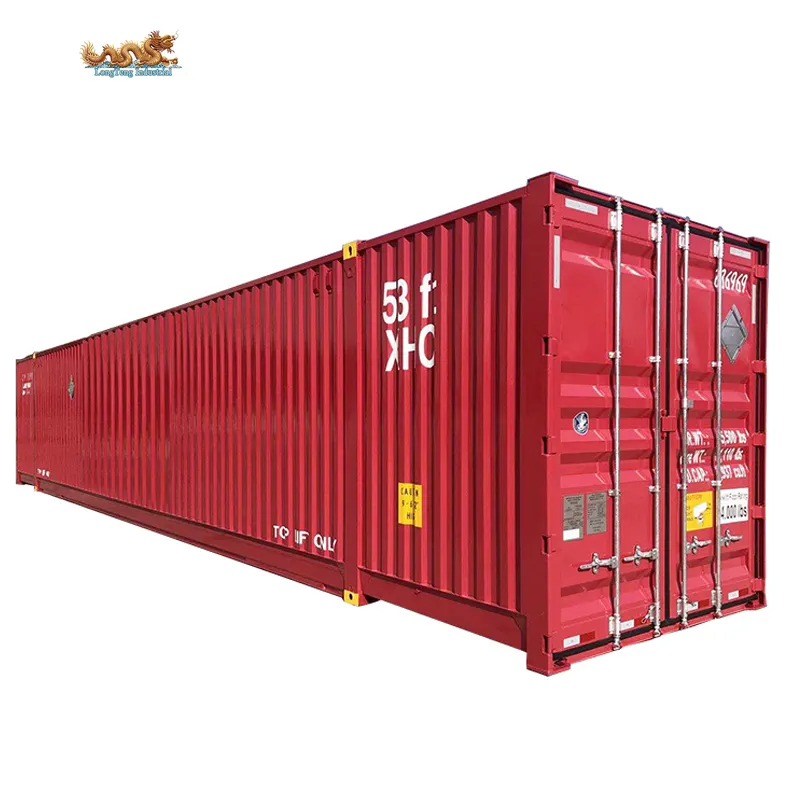 53-Fuß Nordamerika PW-Anhänger und Zugverwendung 53-Fuß 53-Fuß 53-Fuß Corten-Stahl-Trockfracht-Versandcontainer zu verkaufen