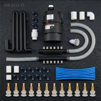 Système complet de massage par jets d'air pour spa, kit de jets d'air pour bain à remous de qualité industrielle, kit de bain à remous universel avec filetage 100 % anti-reflux