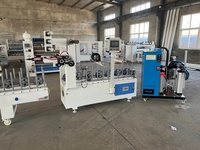 Machine de laminage et d'enveloppement de profilés UPVC pour panneaux et cadres de portes en PVC, MDF, WPC de haute qualité, machines d'enveloppement de bois pour cadres de portes