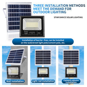 Venta caliente IP67 al aire libre usando la luz de inundación solar impermeable 100W Reflectores LED solares para el jardín - Product Image 6