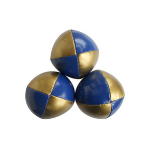 CHL Kids outdoor <span class=keywords><strong>2</strong></span>/4/6/8 panel small custom size 5/6.3cm red blue yellow color pvc PU material 3pc juggling ball set with logo - Product Image 6