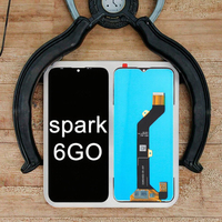 Tecno Spark 6 Go KE5 Remplacement de l'écran du téléphone portable Écran tactile LCD Assemblage Pièces de téléphone