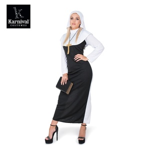 ODM, venta completa, disfraz de monja para <span class=keywords><strong>mujer</strong></span> adulta, traje de TV y película, disfraces elegantes de monja adulta para <span class=keywords><strong>mujer</strong></span> - Product Image 6