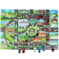 Tapis de jeu éducatif pour enfants, carte routière de la ville, tapis de jeu pour bébé, tapis de jeu pour enfants, jouets de ville, jeux de tapis de jeu pour enfants