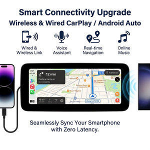 Reproductor de Video para Auto con Sistema Linux, Multimedia Inalámbrico, Android AUTO, CarPlay, Pantalla de 12.3 Pulgadas y 10 Pulgadas para Mercedes Benz GLK X204 - Product Image 2