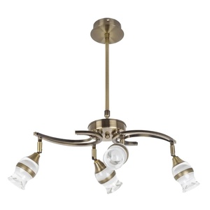 Lampada LED 4x5W 4000K 1600lm in pelle - ideale per illuminazione generale e decorazione d'interni. - Product Image 1