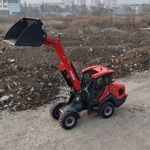Cargadora de Ruedas Telescópica EVERUN ERW2640T de 2.6 Toneladas, Cargadora Compacta Articulada de Alta Gama con Brazo Hidráulico para Construcción - Product Image 5